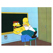 Simpsons Homer vs. Cletus Original Animation Cel